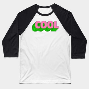 Cool Retro  Typography - Cool Baseball T-Shirt